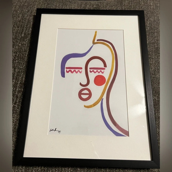 NWT “Faces” Framed Portrait - Picture 1 of 4